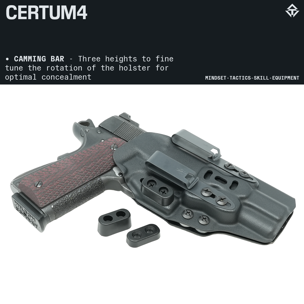 CERTUM4 AIWB/IWB for 1911 (NO RAIL)