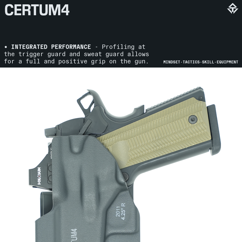 CERTUM4 AIWB/IWB for 1911 (RAIL) & 2011
