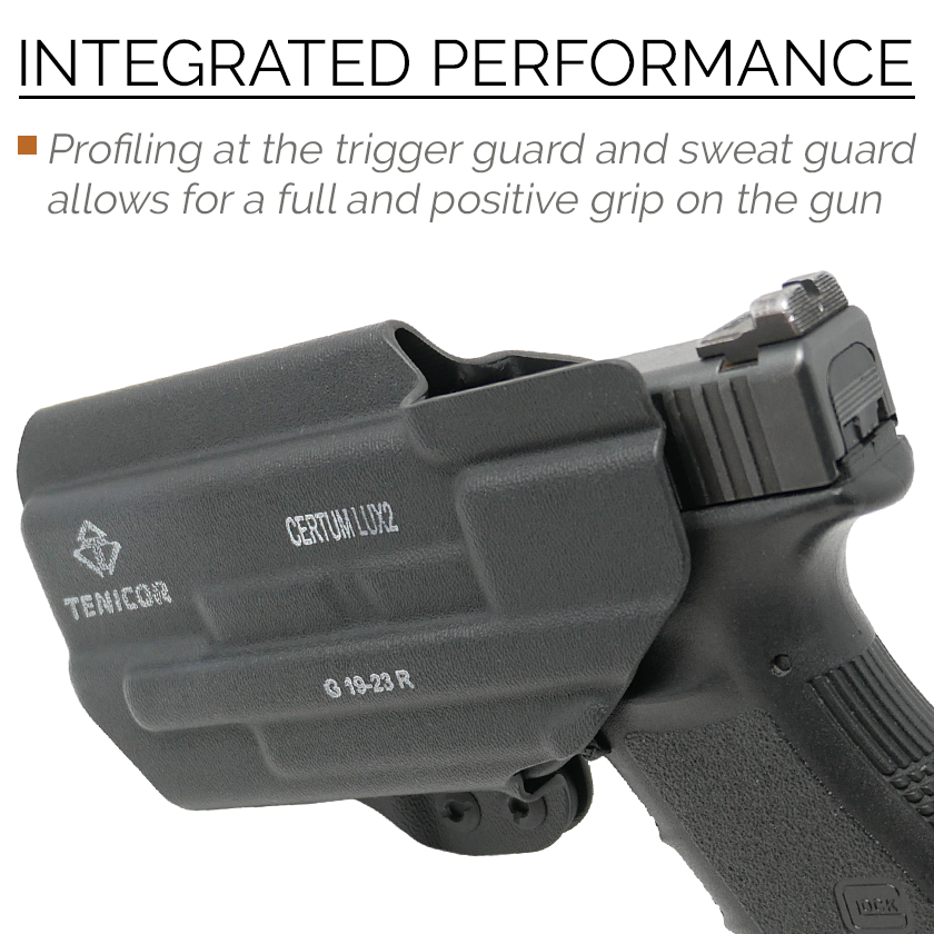 CERTUM LUX2 IWB/AIWB Holster for GLOCK