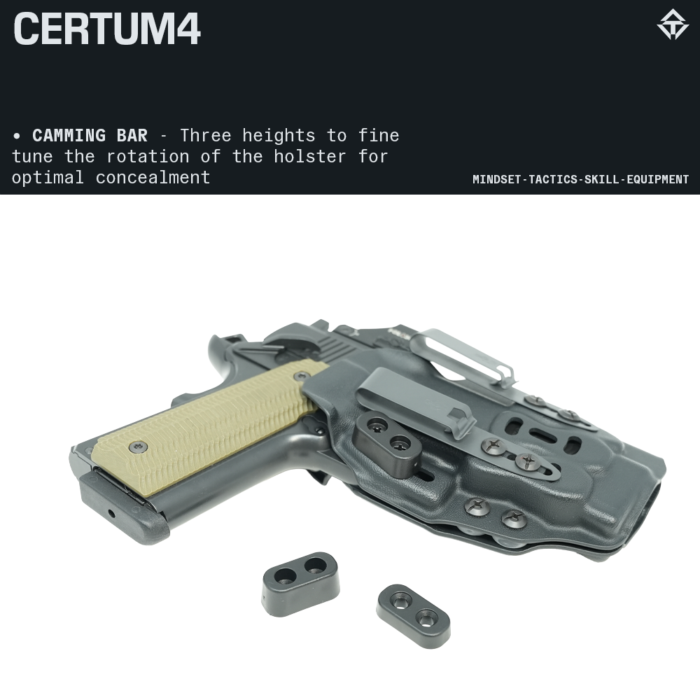 CERTUM4 AIWB/IWB for 1911 (RAIL) & 2011