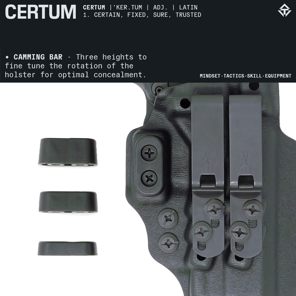 CERTUM3 IWB/AIWB Holster for 2011/1911 Color Run