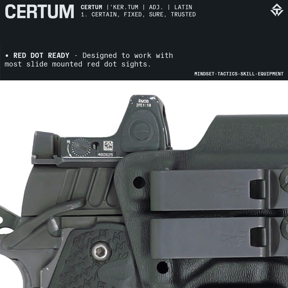 CERTUM3 IWB/AIWB Holster for 2011/1911