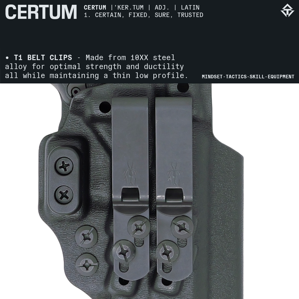 CERTUM3 IWB/AIWB Holster for 2011/1911 Color Run