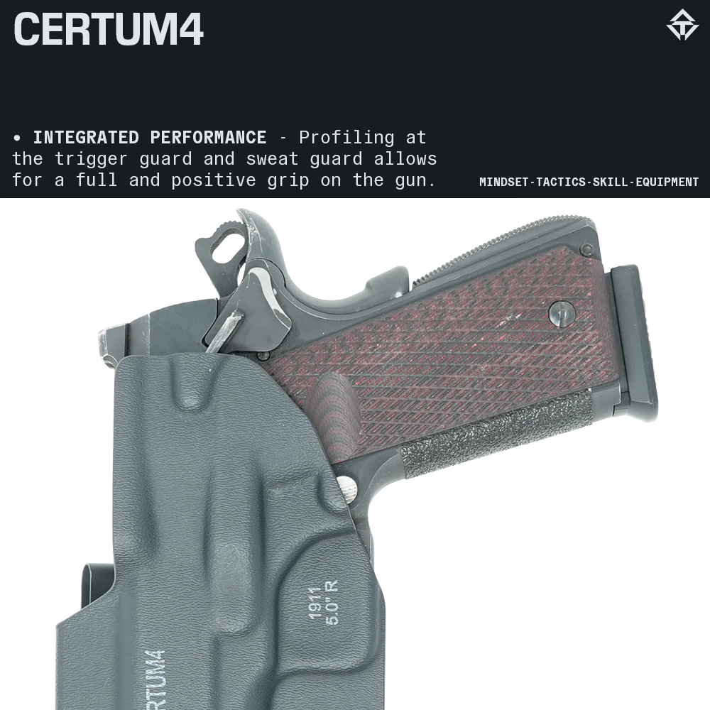 CERTUM4 AIWB/IWB for 1911 (NO RAIL)