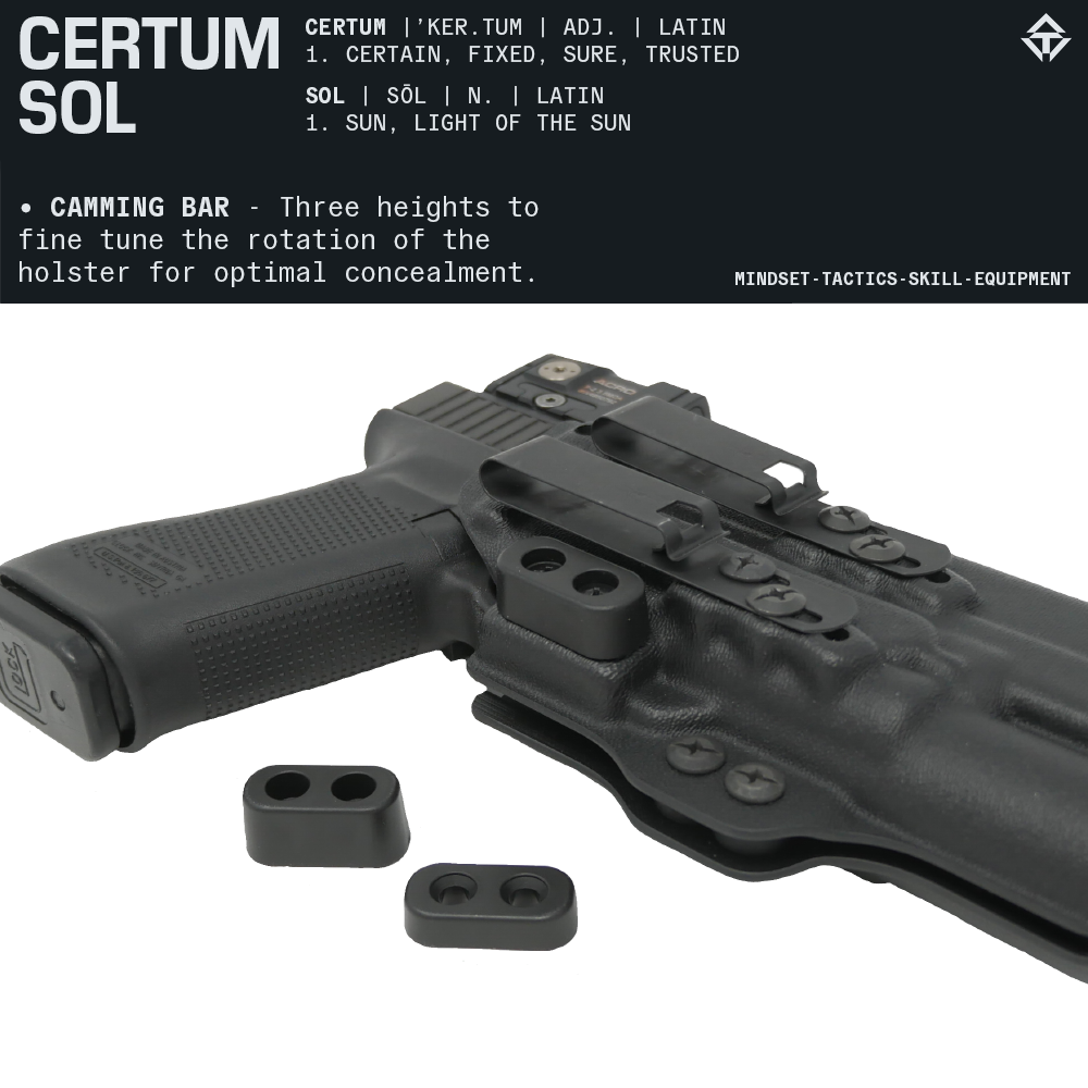 CERTUM SOL IWB/AIWB Holster for GLOCK Color Run