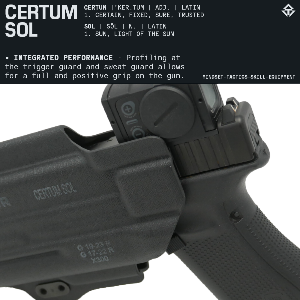CERTUM SOL IWB/AIWB Holster for GLOCK Color Run