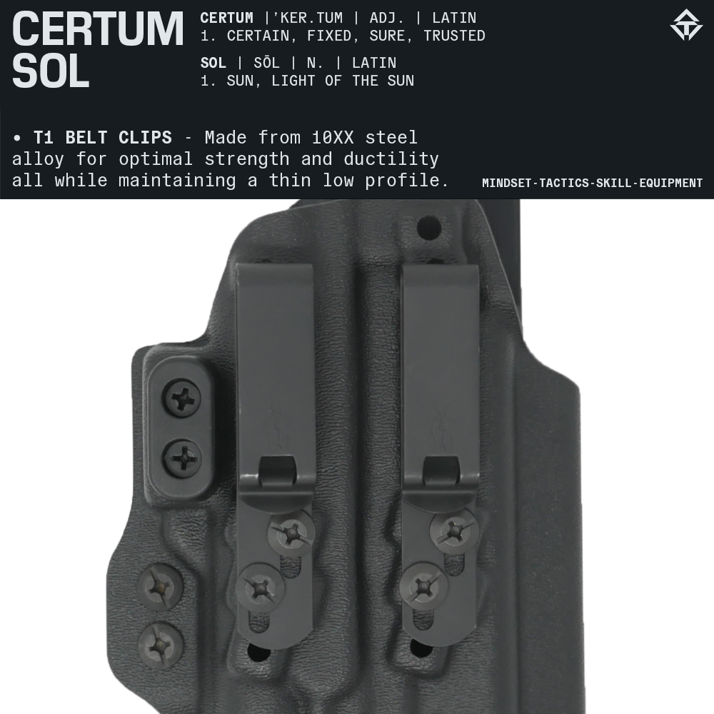 CERTUM SOL IWB/AIWB Holster for GLOCK Color Run