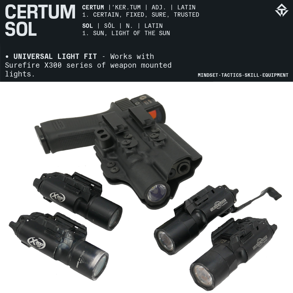 CERTUM SOL IWB/AIWB Holster for GLOCK