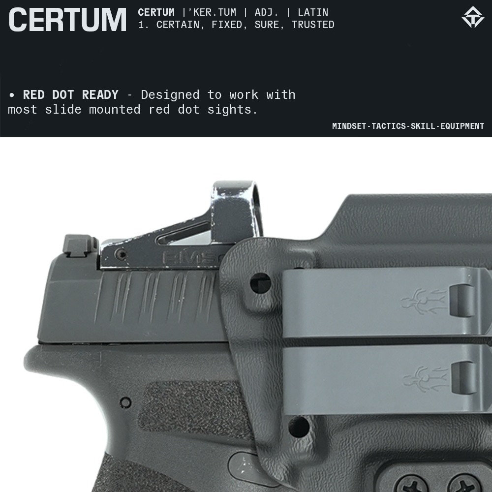 CERTUM3 IWB/AIWB Holster for SPRINGFIELD ARMORY Color Run