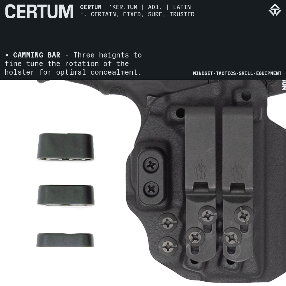 CERTUM3 IWB/AIWB Holster for HECKLER &amp; KOCH Color Run