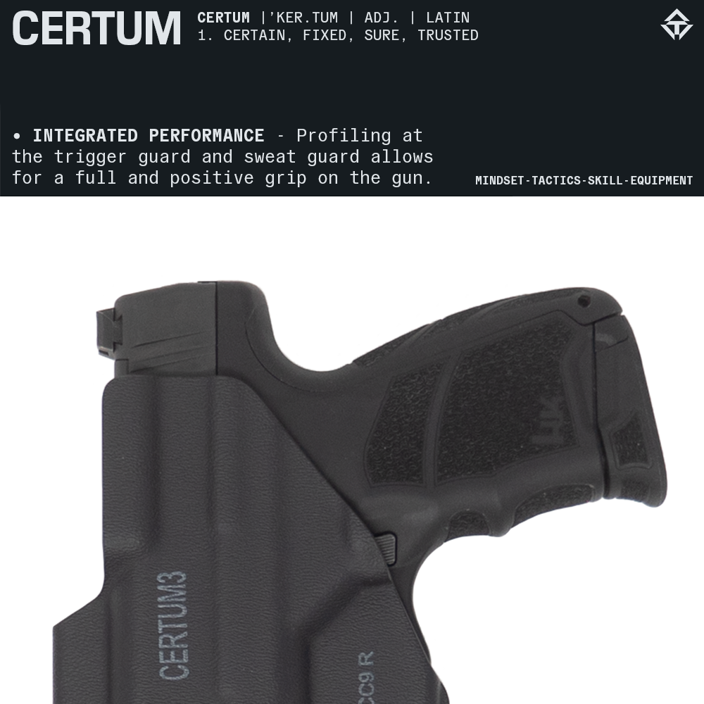 CERTUM3 IWB/AIWB Holster for HECKLER &amp; KOCH Color Run