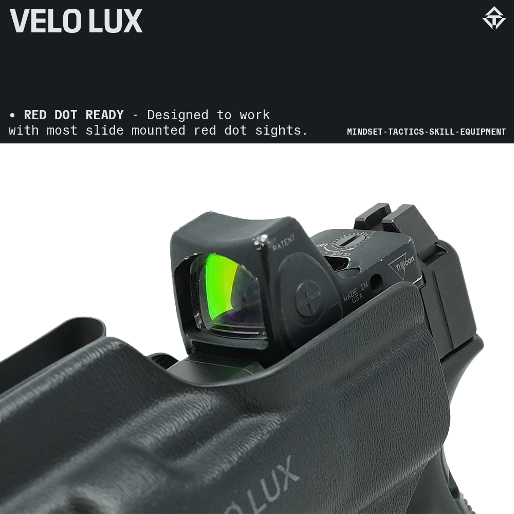 VELO LUX AIWB Holster for GLOCK Color Run